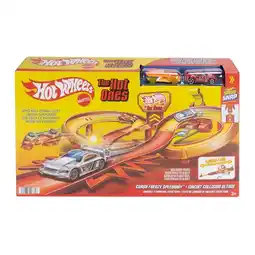 Target Mattel Hot Wheels The Hot Ones Crash Speedway Frenzy Track Set offer