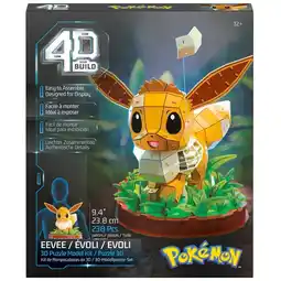 Target Pokemon 4D Build Eevee 3D Puzzle Model Kit offer