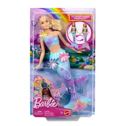 Target Mattel Barbie Flower Magic Mermaid Toy Doll offer
