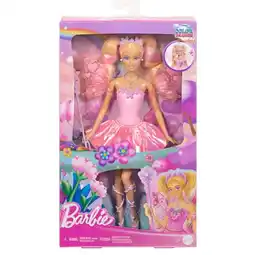 Target Mattel Barbie Fantasy Fairy Doll with Colour-Change Wings offer