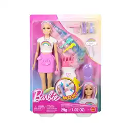 Target Barbie Rainbow Sparkle Hair Doll with Extra-Long Hair and Accessories offer