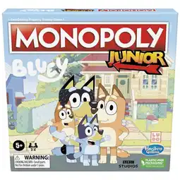 Target Monopoly Junior: Bluey Edition Board Game offer