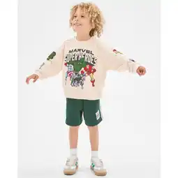 Target Marvel Australian Cotton Blend Jumper and Shorts Set offer