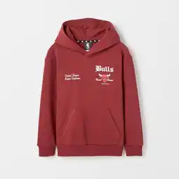 Target NBA Australian Cotton Blend Oversized Popover Hoodie - Red offer