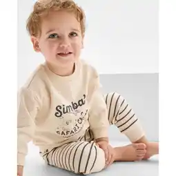 Target Disney Organic Cotton Baby Fleece Set - Simba Whitecap Grey offer