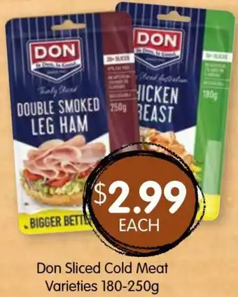 Spudshed Don Sliced Cold Meat 180-250g offer