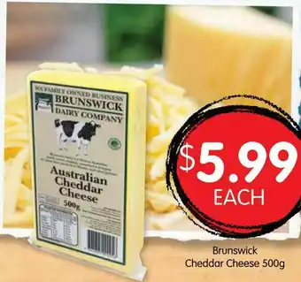 Spudshed Brunswick Cheddar Cheese 500g offer