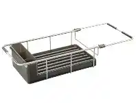iDesign Metro Expandable Aluminum Dish Rack