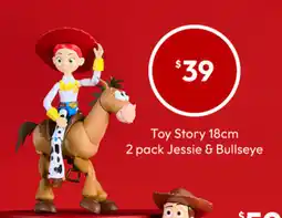 Target Toy Story 18cm 2 pack Jessie & Bullseye offer
