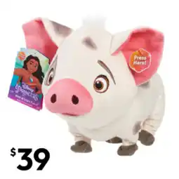 Target Disney Princess Moana Walk & Snort Pua Plush offer