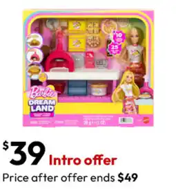 Target Barbie Dream Land Pizza Shop Playset offer