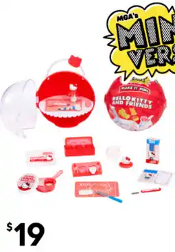 Target MGA's Miniverse Make It Mini Hello Kitty and Friends Series 3 Stationery Surprise Capsule offer