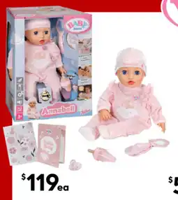 Target BABY born Annabell 43cm Soft Doll with Functions and Sound offer