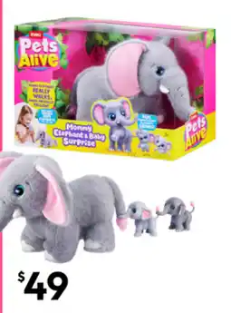 Target ZURU Pets Alive Mommy Elephant & Baby Surprise offer