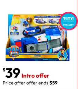 Target PAW Patrol: The Movie - Chase Transforming City Cruiser, produced by Spin Master offer