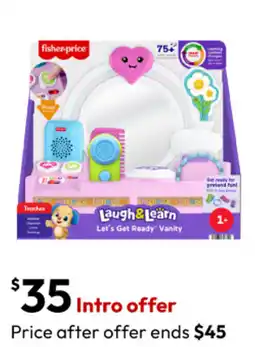 Target Fisher-Price Laugh & Learn Let's Get Ready Vanity Playset. offer
