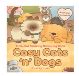 Target Cosy Cats 'n' Dogs: Cute and Relaxing Colouring Book offer