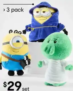 Kmart Minions & Monsters 3-pack set offer