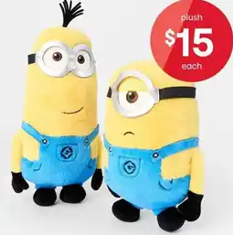 Kmart Yellow Illumination Minions plush toys offer