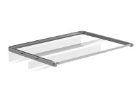 Howards Storage World Elfa 40 Gliding Mesh Shoe Shelf W605mm x H96mm - Platinum offer