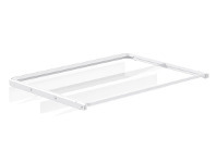Elfa 40 Gliding Mesh Shoe Shelf W605mm x H96mm - White