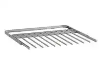 Howards Storage World Elfa 40 Gliding Pant Rack 10 Prong W605mm - Platinum offer