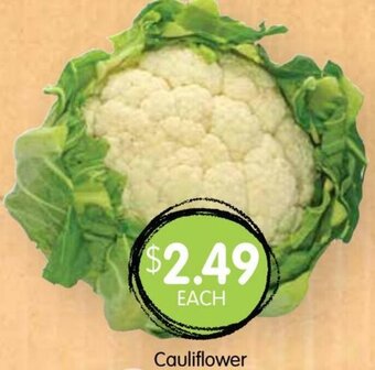 Spudshed Cauliflower offer