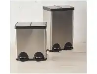 Howards Storage World Howards (2 x 20L) Pedal Bin Recycler 40L & 60L offer