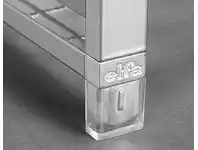 Howards Storage World Elfa Frame Feet 4 Pack Nylon/ Clear offer