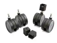 Howards Storage World Elfa Clip on Castors 4 Pack Black offer