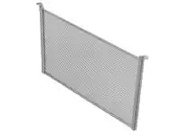 Howards Storage World Elfa Gliding Mesh Drawer Dividers 2 Pack W531 x H180mm Platinum offer