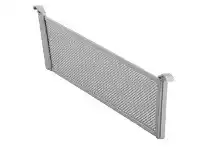 Howards Storage World Elfa Gliding Mesh Drawer Dividers 2 Pack W400 x H80mm Platinum offer