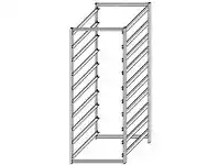 Howards Storage World Elfa 10 Runner Standard Frame White 350mm offer