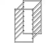 Howards Storage World Elfa 7 Runner Mini Frame White 350mm offer