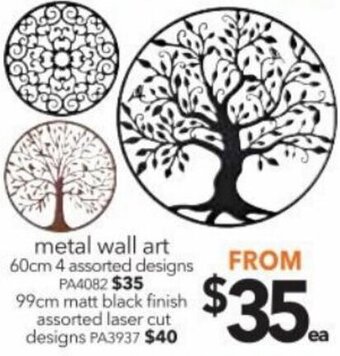 Cheap as Chips Metal Wall Art offer