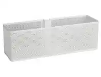 Howards Storage World Elfa Mesh Large Basket W435 x D134 x H140mm White offer