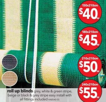Roll Up Blinds