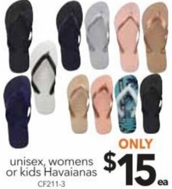 Unisex, Womens Or Kids Havaianas