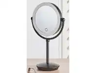 Howards Storage World Signature Collection Black LED Pedestal Mirror offer