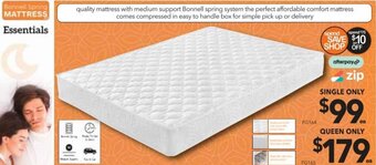 Cheap as Chips Mattress Essentials Queen Only offer