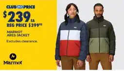 BCF Marmot ares jacket offer