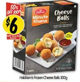 NQR Haldriam's Frozen Cheese Balls offer