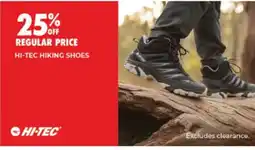BCF Hi-tec hiking shoes offer