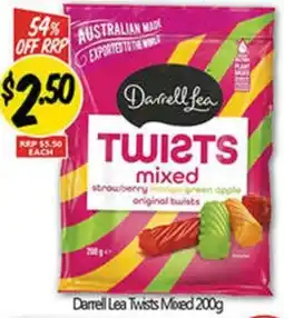 NQR Darrell Lea Twists Mixed offer