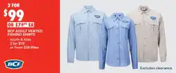 BCF BCF ADULT VENTED FISHING SHIRTS offer