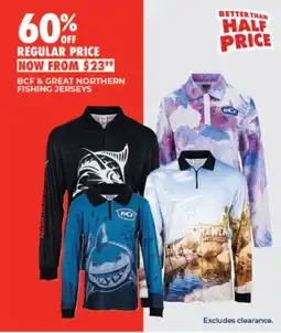 BCF BCF & GREAT NORTHERN FISHING JERSEYS offer