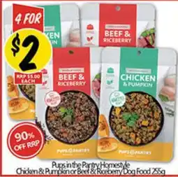 NQR Pups in the Pantry Homestyle Chicken & Pumpkin or Beef&Riceberry Dog Food offer