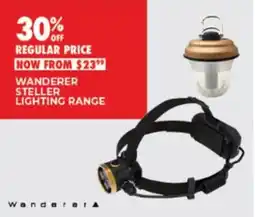 BCF Wanderer steller lighting range offer