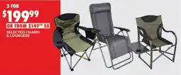 BCF Selected chairs & loungers offer
