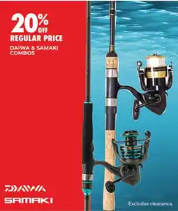 BCF Daiwa & samaki combos offer